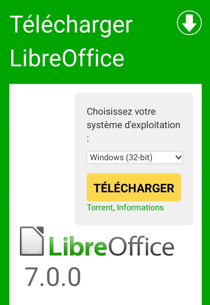 Kostenloser Download von LibreOffice 7.0