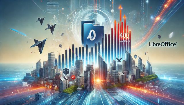 LibreOffice 400 Millionen Downloads