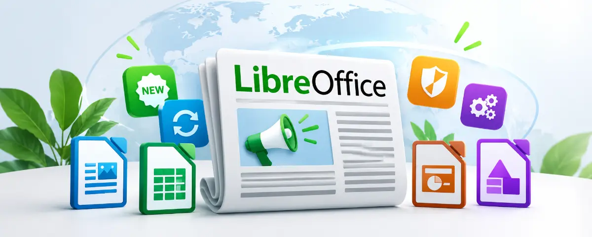 LibreOffice-News: neue Versionen, Updates und Sicherheitskorrekturen